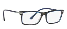 Prada PR 03YV ZXH1O1 Rectangle Plastic Tortoise Eyeglasses with Logo Stamped Demo Lenses sold by Gaffos