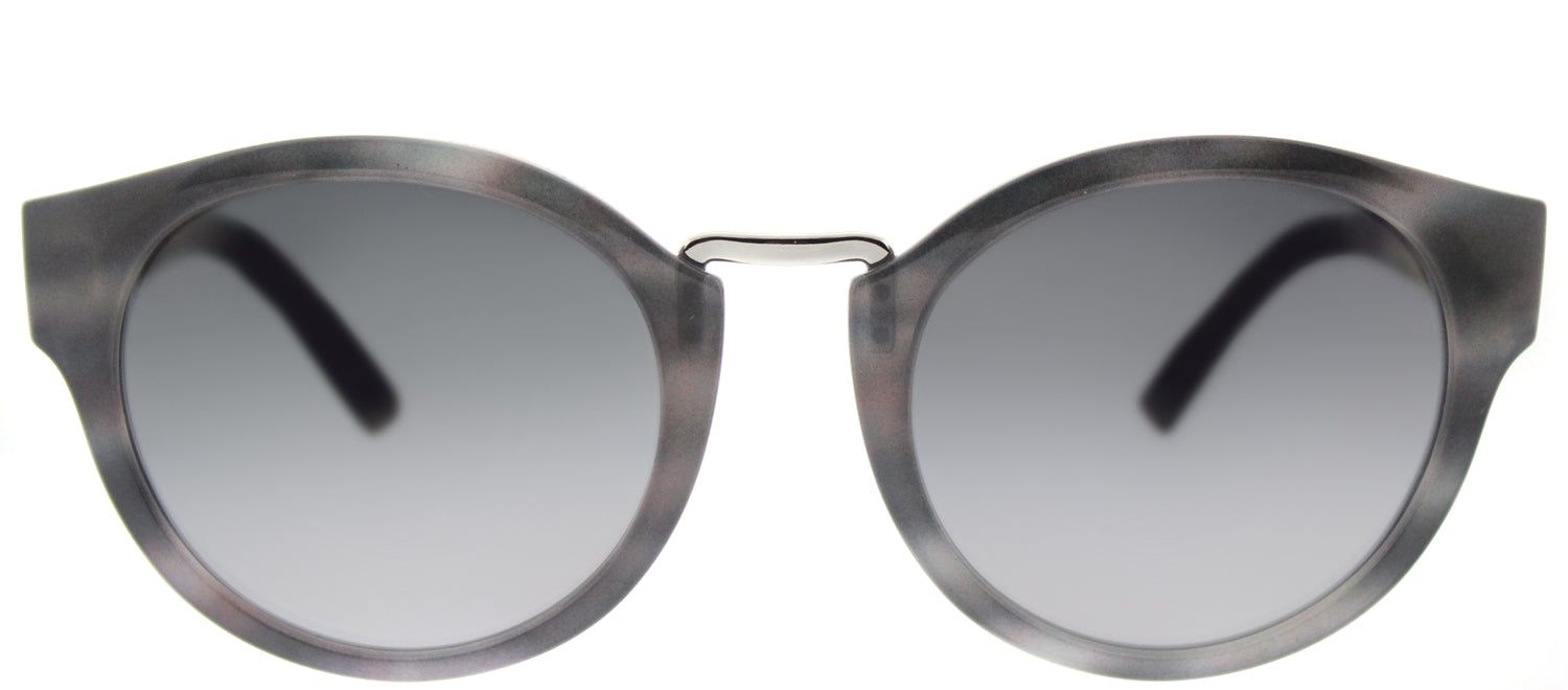 Burberry BE 4227 3670T3 Round Plastic Grey Sunglasses with Grey Gradient Polarized Lens sold by Gaffos