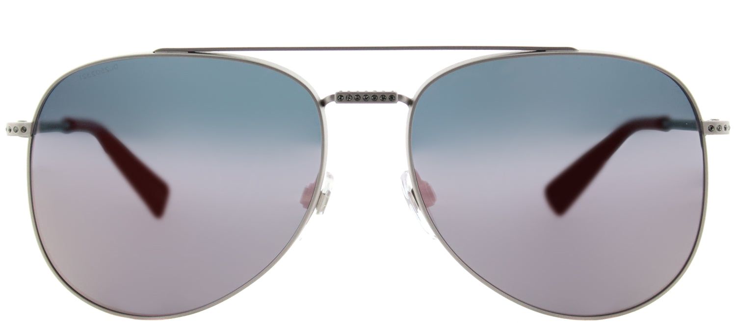 Valentino VA 2007B 30155R Aviator Metal Silver Sunglasses with Pink Mirror Lens sold by Gaffos