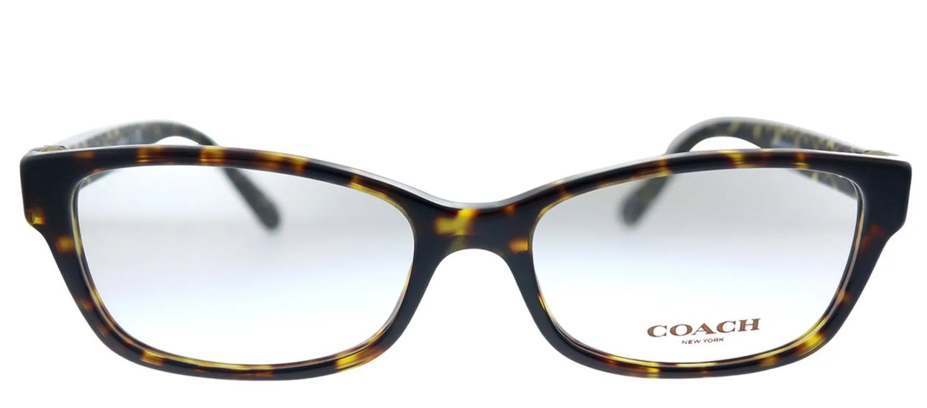 Coach HC 6119 5507 Rectangle Plastic Havana Eyeglasses with Demo Lens sold by Gaffos