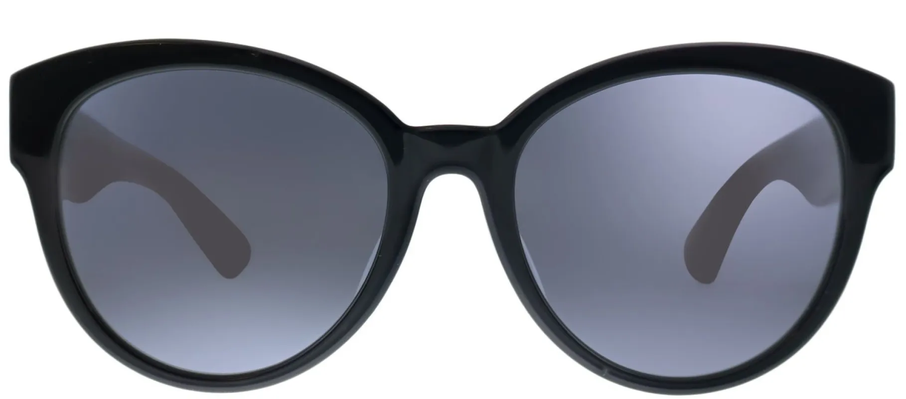 Kate Spade KS Jenisa/F/S QOY Cat-Eye Plastic Black Sunglasses with Grey Lens sold by Gaffos