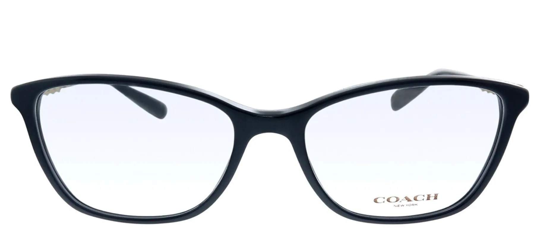 Coach HC 6121 5002 Rectangle Plastic Black Eyeglasses with Demo Lens sold by Gaffos