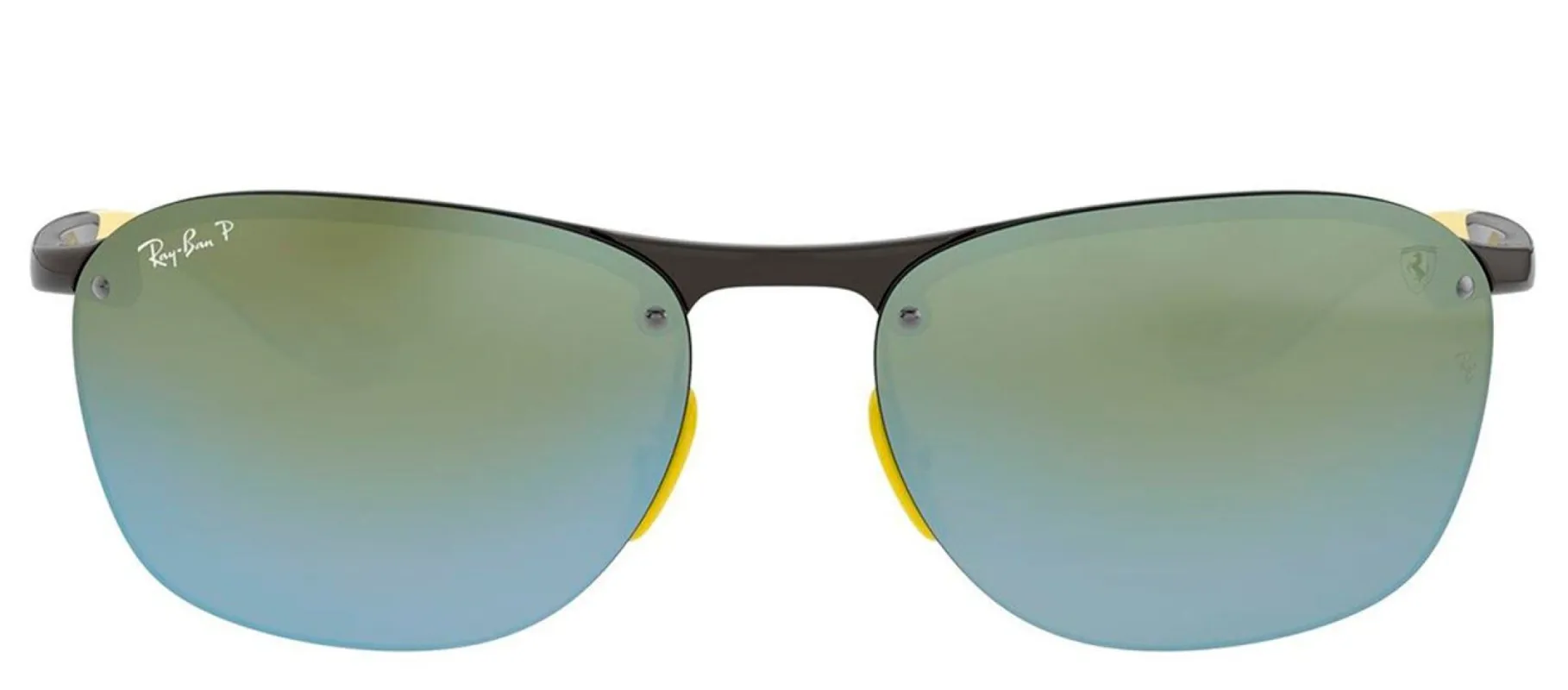 Ray-Ban RB 4302M F60171 Rectangle Plastic Black Sunglasses with Grey Lens sold by Gaffos