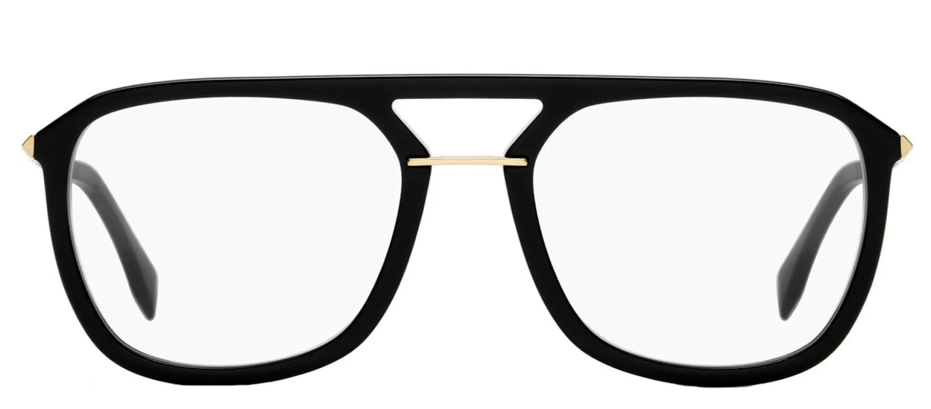 Fendi FF M0033 2M2 Square Plastic Black Eyeglasses with Demo Lens sold by Gaffos
