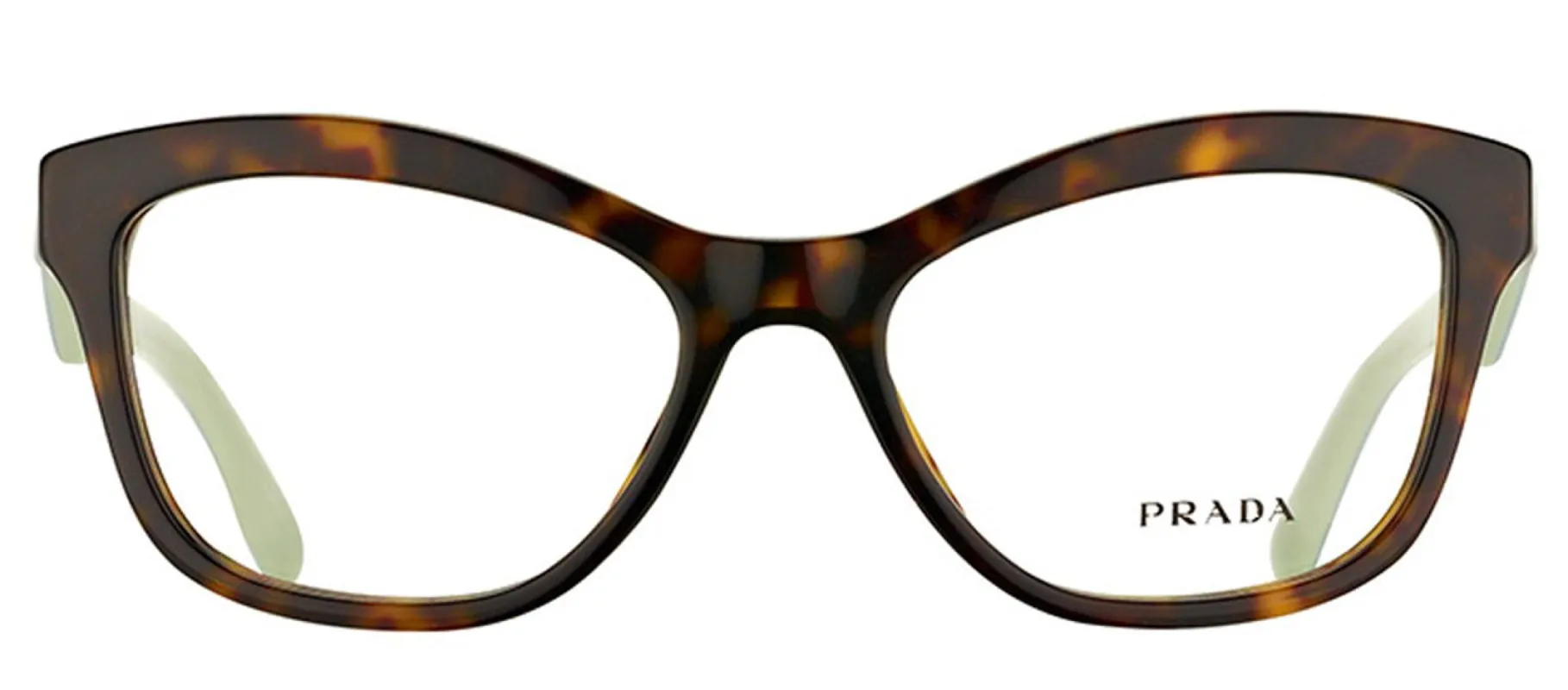 Prada PR 29RV 2AU1O1 Cat-Eye Plastic Tortoise/ Havana Eyeglasses with Demo Lens sold by Gaffos
