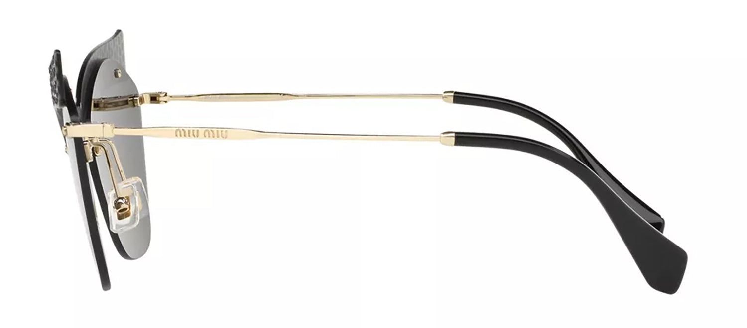 Miu Miu MU 56TS XEJ1A1 Cat-Eye Metal Gold Sunglasses with Grey Lens sold by Gaffos product image thumbnail 3