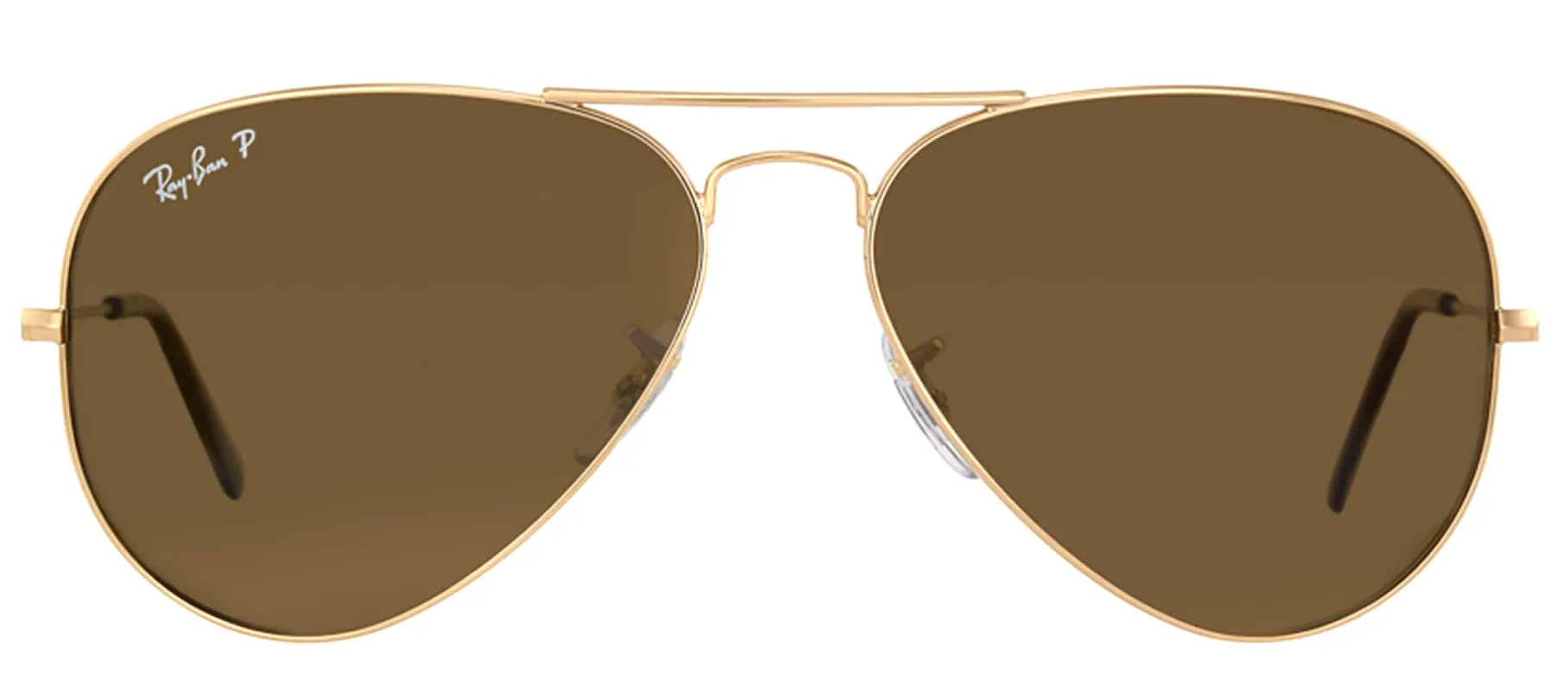 Ray-Ban Aviator Classic RB 3025 001/57 Aviator Metal Gold Sunglasses with Brown Polarized Lens sold by Gaffos