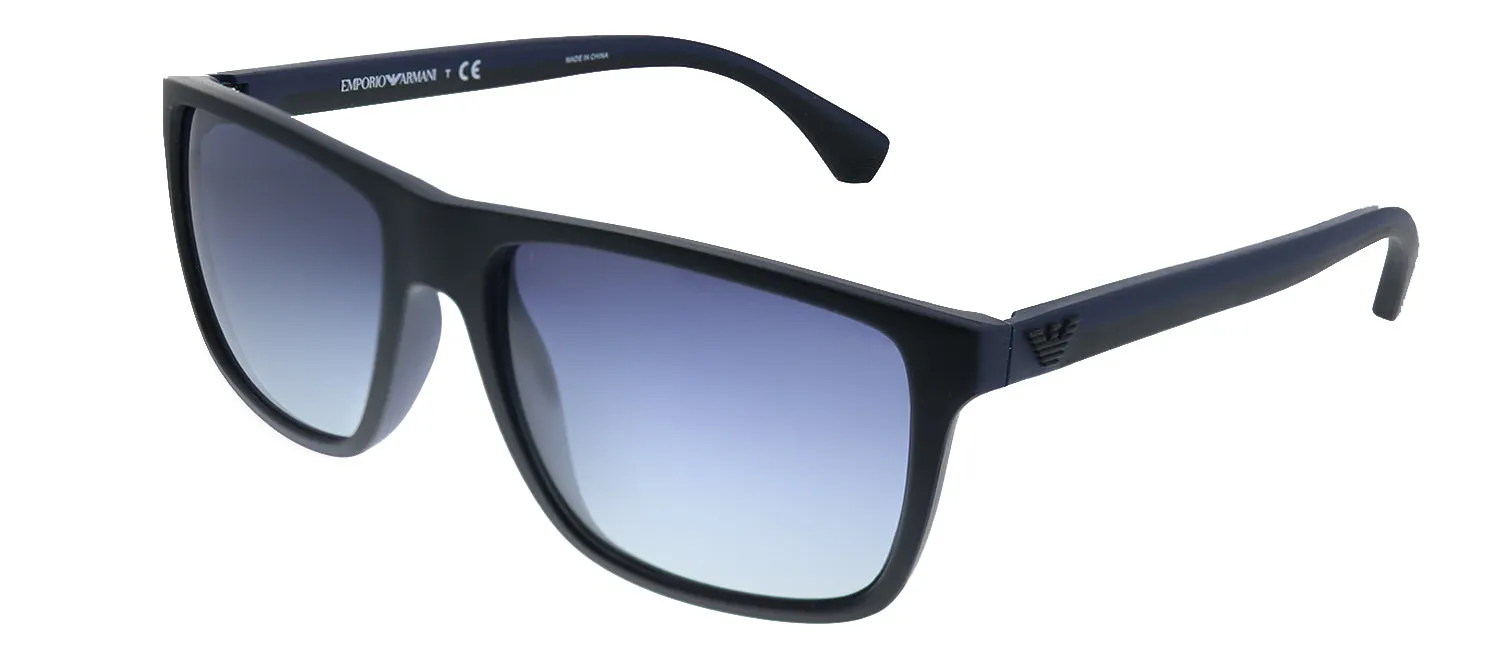 Emporio Armani EA 4033 58644L Square Plastic Black Sunglasses with Blue Gradient Lens sold by Gaffos product image thumbnail 2