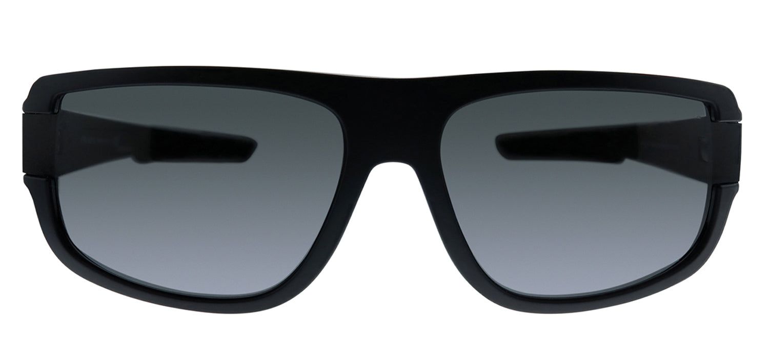 Prada Linea Rossa PS 03WS DG006F Rectangle Plastic Black Sunglasses with Grey Lens sold by Gaffos