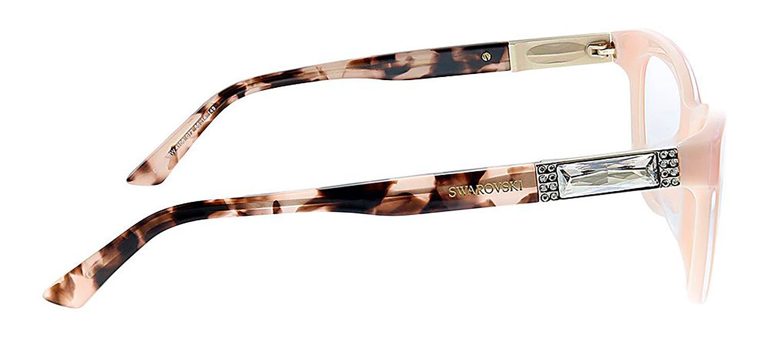Swarovski SK 4106 072 Square Plastic Pink Eyeglasses with Logo Stamped Demo Lenses sold by Gaffos product image thumbnail 3