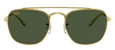 Ray-Ban RB 3557 919631 Aviator Metal Gold Sunglasses with Green Lens sold by Gaffos