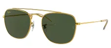 Ray-Ban RB 3557 919631 Aviator Metal Gold Sunglasses with Green Lens sold by Gaffos