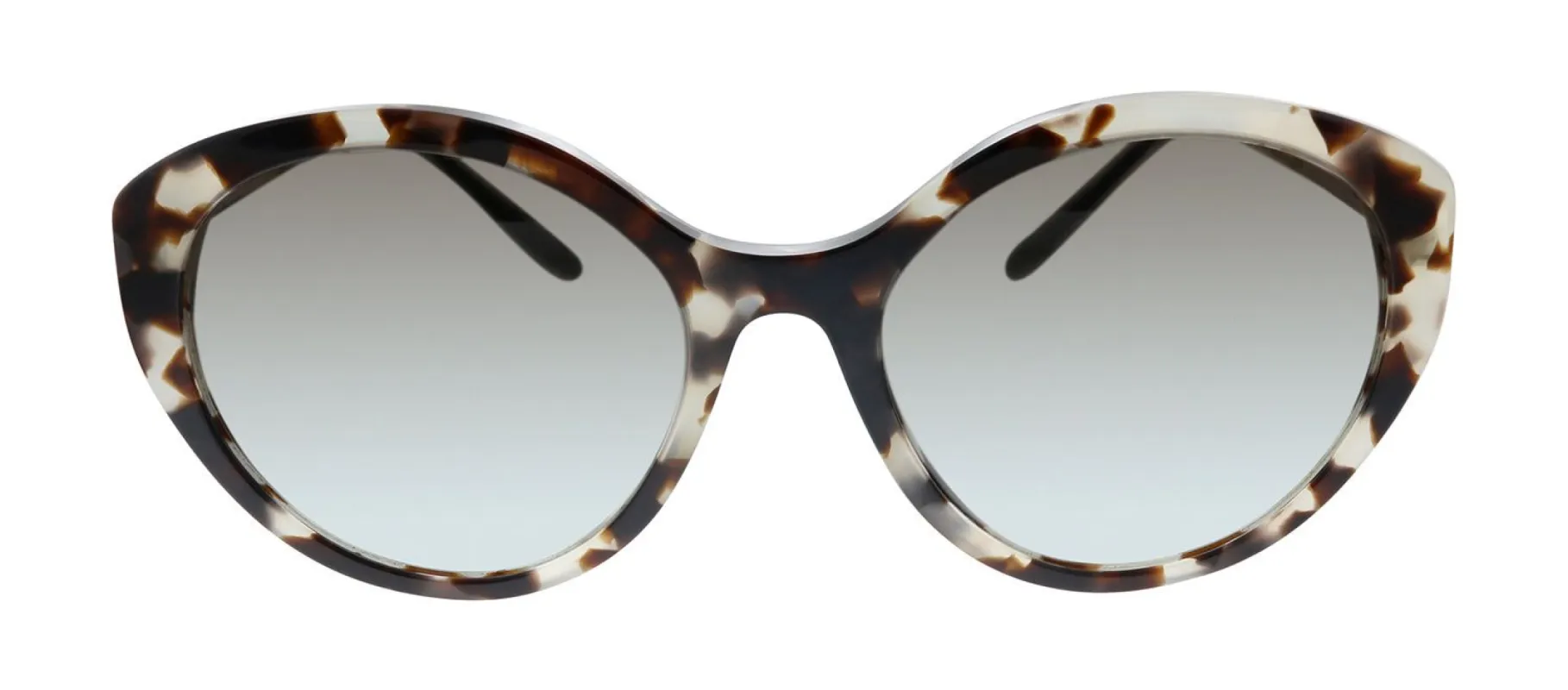 Prada PR 18XS UAO0A7 Round Plastic Havana Sunglasses with Grey Gradient Lens sold by Gaffos