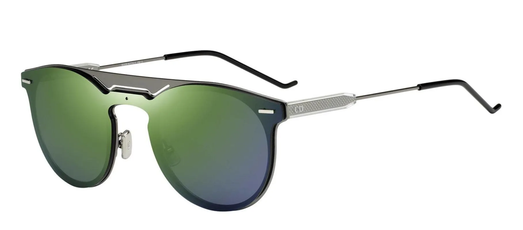 Dior Homme CD 211S KJ1 S4 Pilot Metal Ruthenium Sunglasses with Green Gradient Lens sold by Gaffos