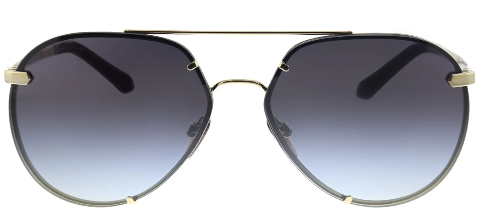 Burberry BE 3099 11458G Aviator Metal Gold Sunglasses with Grey Gradient Lens sold by Gaffos