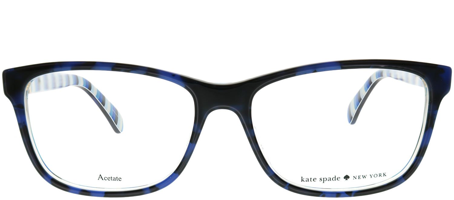 Kate Spade KS Calley PJP Rectangle Plastic Blue Eyeglasses with Demo Lens sold by Gaffos