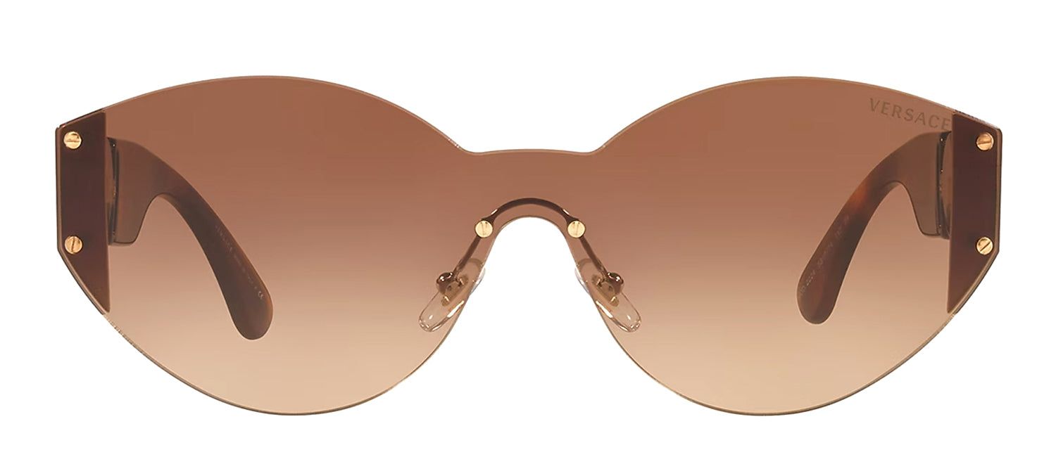 Versace VE 2224 531774 Irregular Metal Gold Sunglasses with Brown Gradient Lens sold by Gaffos product image thumbnail 2