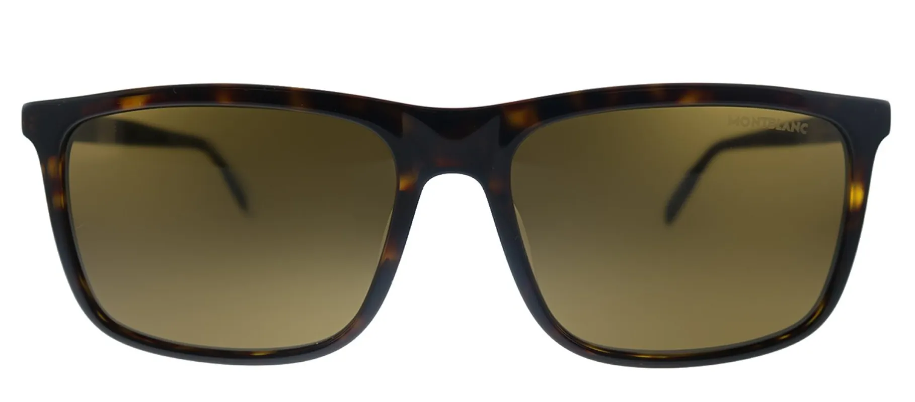 MontBlanc MB 0116S 002 Rectangle Acetate Havana Sunglasses with Brown Lens sold by Gaffos