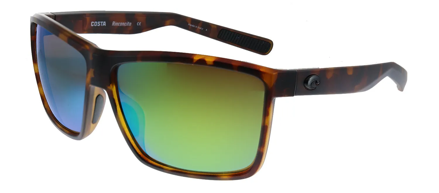Costa Del Mar RINCONCITO 9016 901611 Rectangle Plastic Tortoise Sunglasses with Green Mirror Lens sold by Gaffos product image thumbnail 2