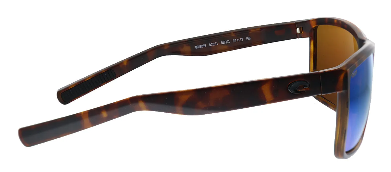 Costa Del Mar RINCONCITO 9016 901611 Rectangle Plastic Tortoise Sunglasses with Green Mirror Lens sold by Gaffos product image thumbnail 3
