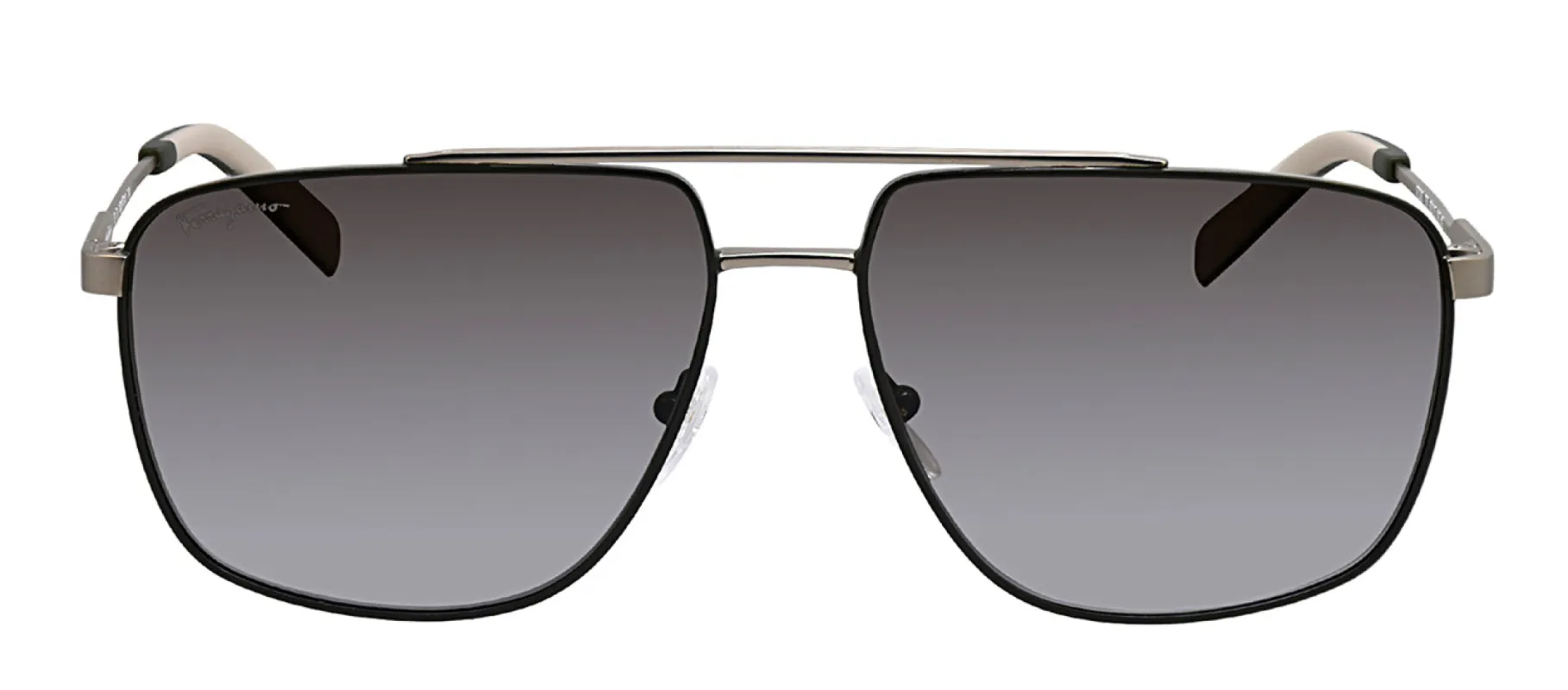 Salvatore Ferragamo SF 239S 758 Navigator Metal Gold Sunglasses with Grey Gradient Lens sold by Gaffos