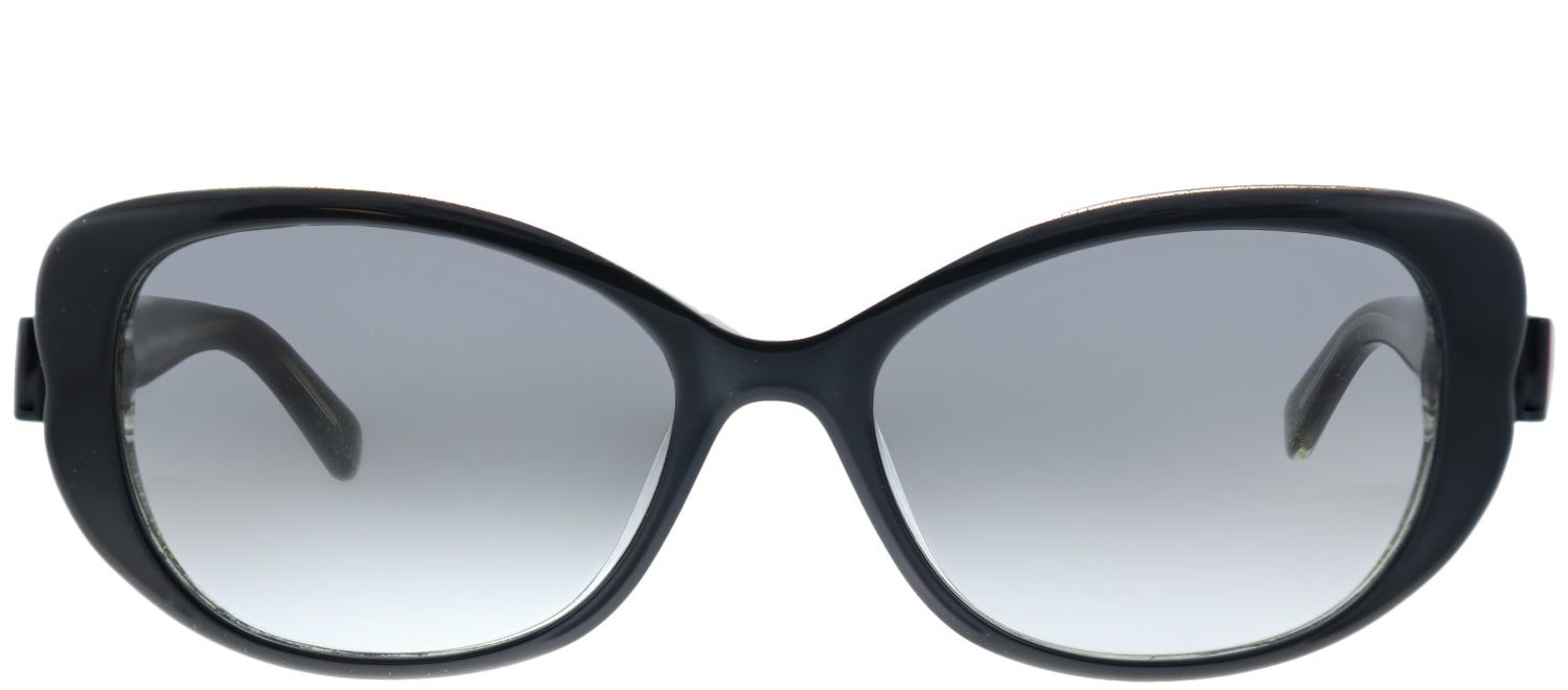 Kate Spade KS Chandra/S PEU F8 Cat-Eye Plastic Black Sunglasses with Grey Gradient Lens sold by Gaffos
