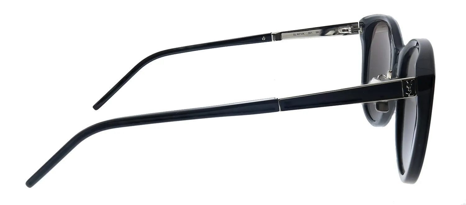 Saint Laurent SL M71/K 001 Cat-Eye Acetate Black Sunglasses with Black Lens sold by Gaffos product image thumbnail 3
