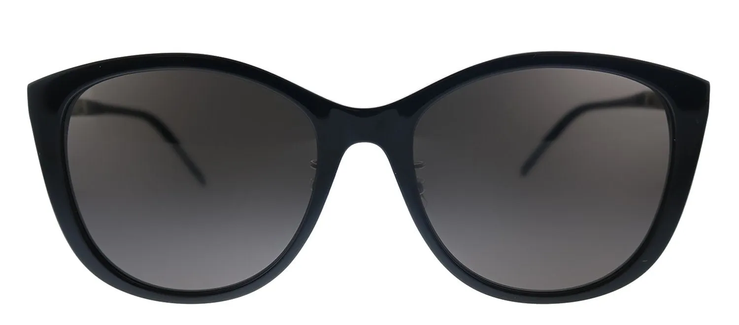 Saint Laurent SL M71/K 001 Cat-Eye Acetate Black Sunglasses with Black Lens sold by Gaffos