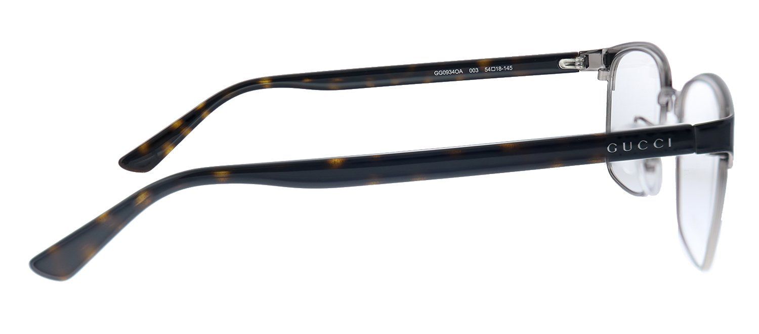 Gucci GG 0934OA 003 Rectangle Metal Black Eyeglasses with Demo Lens sold by Gaffos product image thumbnail 3