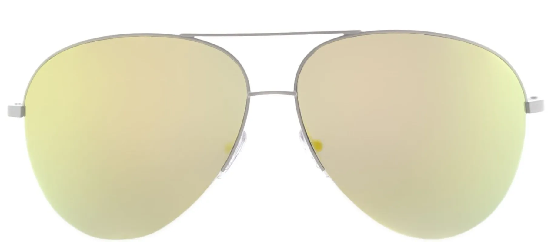Victoria Beckham VBS 90 C06 Aviator Metal Ivory/ White Sunglasses with Dune Mirror Zeiss Lens sold by Gaffos