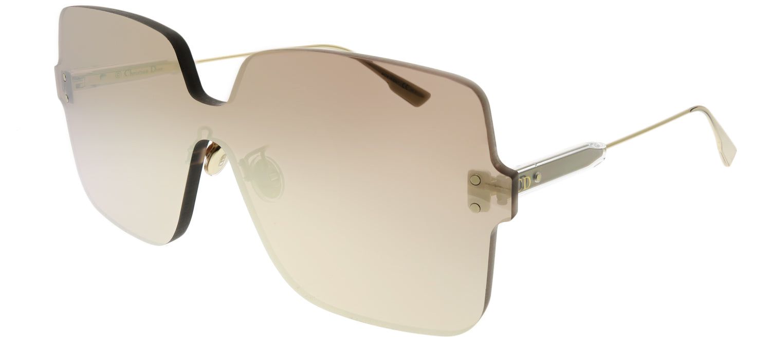 Dior CD ColorQuake1 DDB SQ Square Plastic Gold Sunglasses with Gold Copper Mirror Lens sold by Gaffos product image thumbnail 2