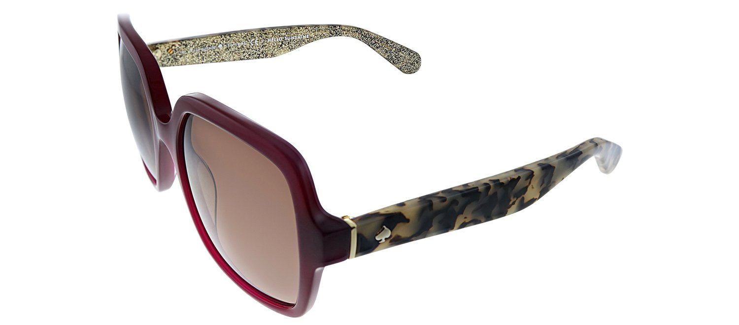 Kate Spade KS Katelee/S S2O Butterfly Plastic Burgundy Sunglasses with Brown Gradient Lens sold by Gaffos product image thumbnail 2