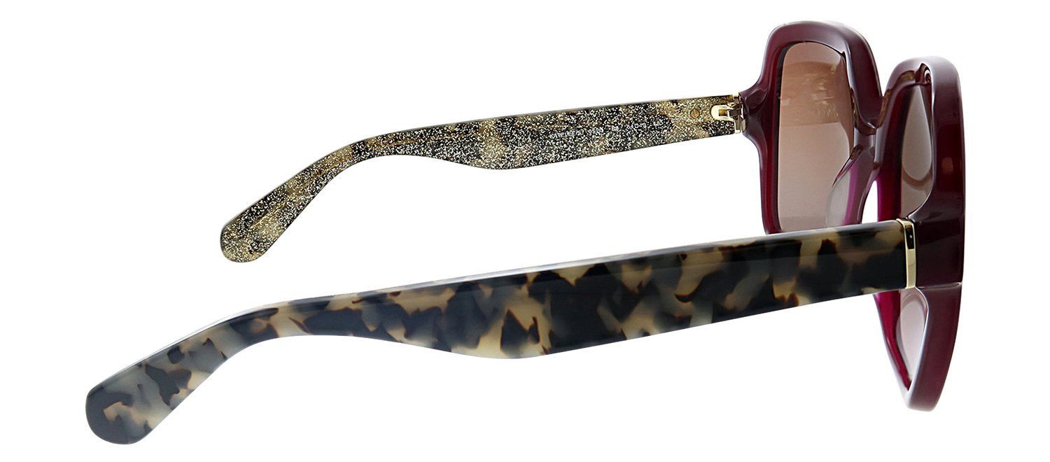 Kate Spade KS Katelee/S S2O Butterfly Plastic Burgundy Sunglasses with Brown Gradient Lens sold by Gaffos product image thumbnail 3