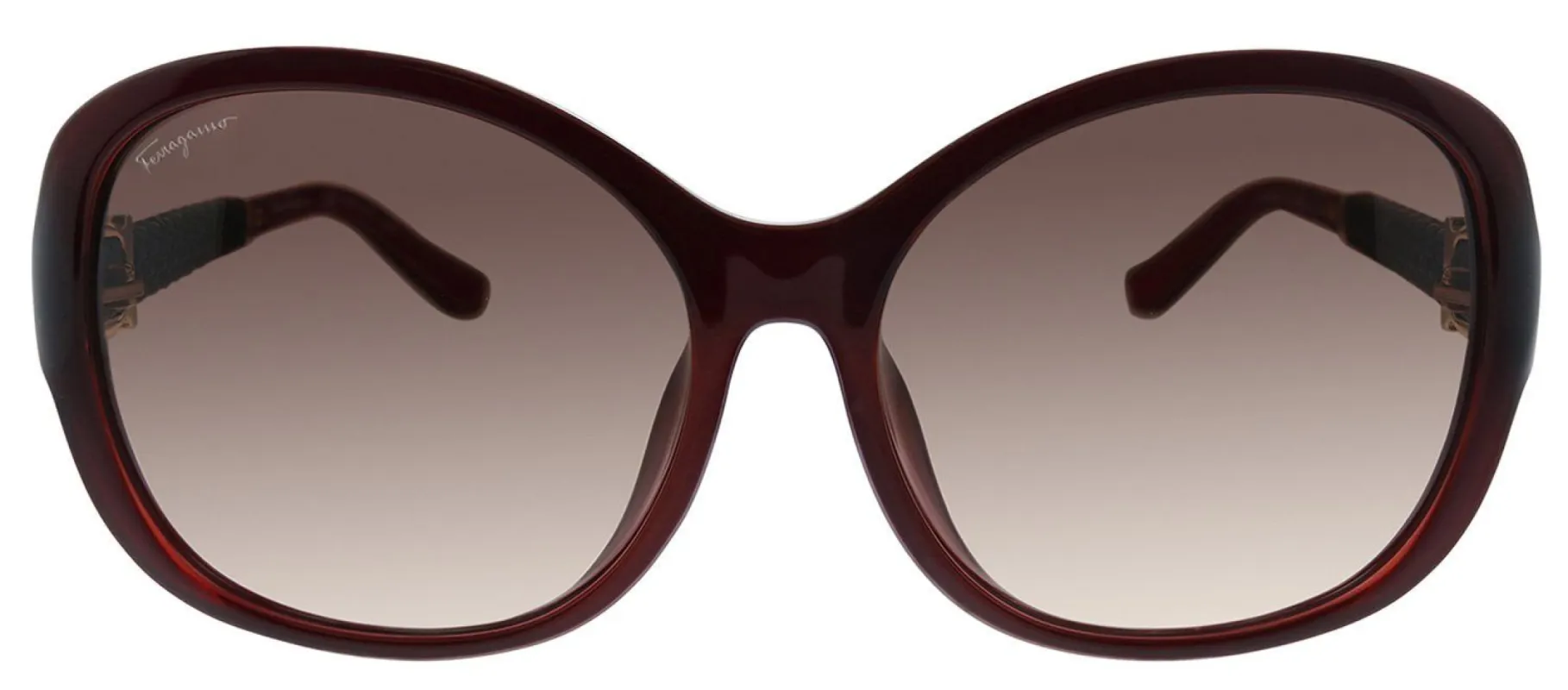 Salvatore Ferragamo SF 744SLA 613 Butterfly Plastic Red Sunglasses with Red Gradient Lens sold by Gaffos