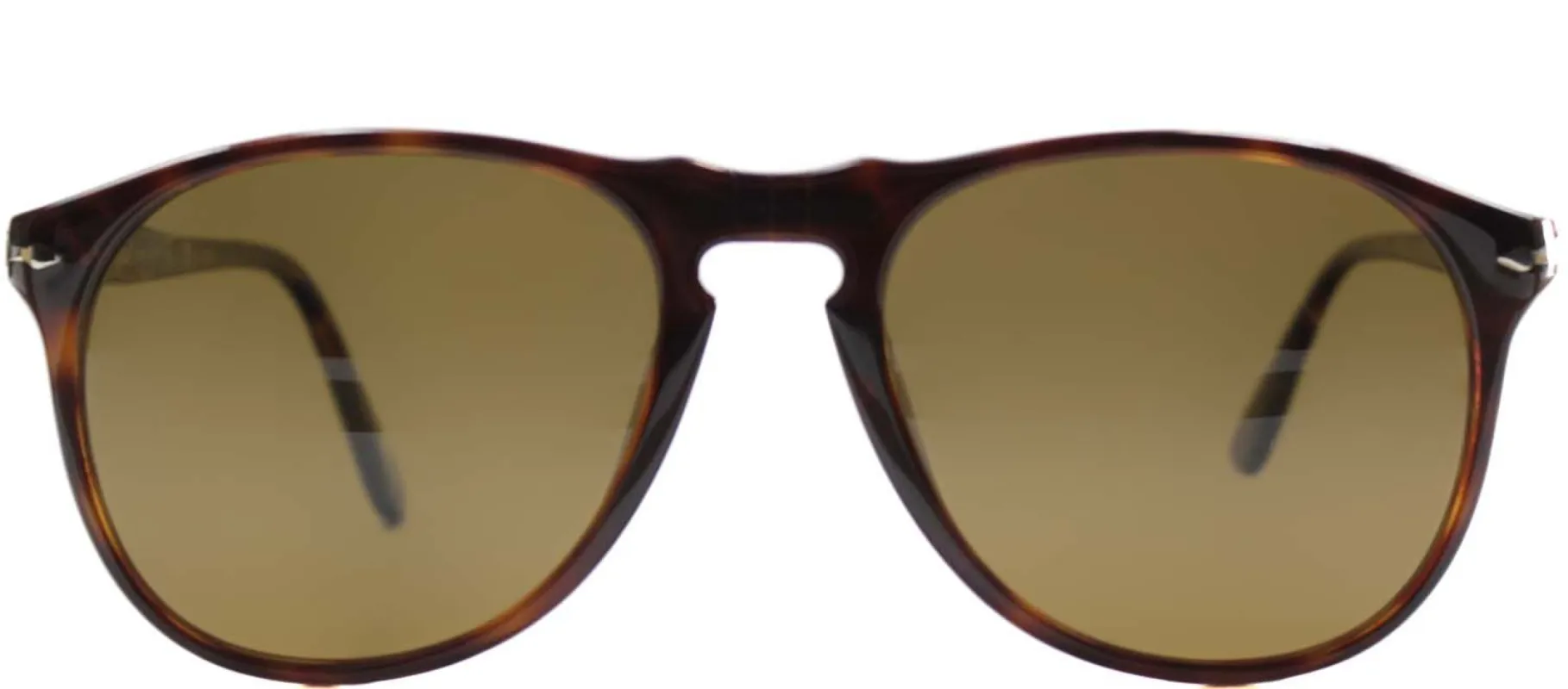 Persol PO 9649 24/57 Oval Plastic Brown Sunglasses with Brown Polarized Lens sold by Gaffos
