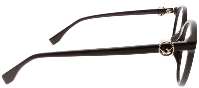 Fendi FF 0336/F 8CQ Round Plastic Burgundy/ Red Eyeglasses with Demo Lens sold by Gaffos