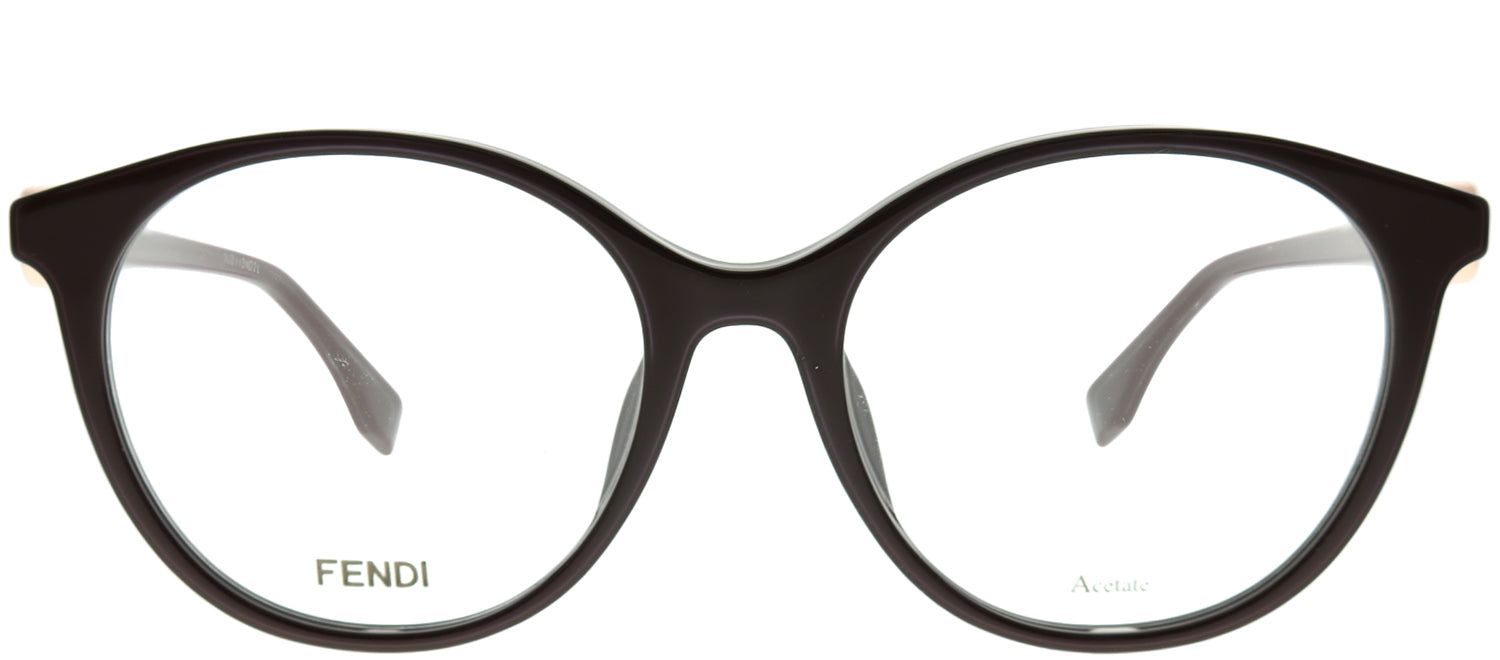 Fendi FF 0336/F 8CQ Round Plastic Burgundy/ Red Eyeglasses with Demo Lens sold by Gaffos