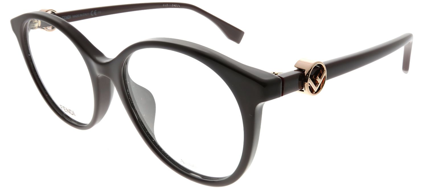 Fendi FF 0336/F 8CQ Round Plastic Burgundy/ Red Eyeglasses with Demo Lens sold by Gaffos product image thumbnail 2