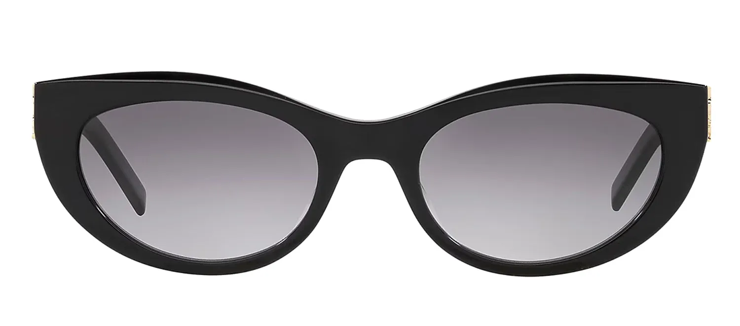 Saint Laurent MONOGRAM SL M115S 002 Cat-Eye Plastic Black Sunglasses with Grey Gradient Lens sold by Gaffos