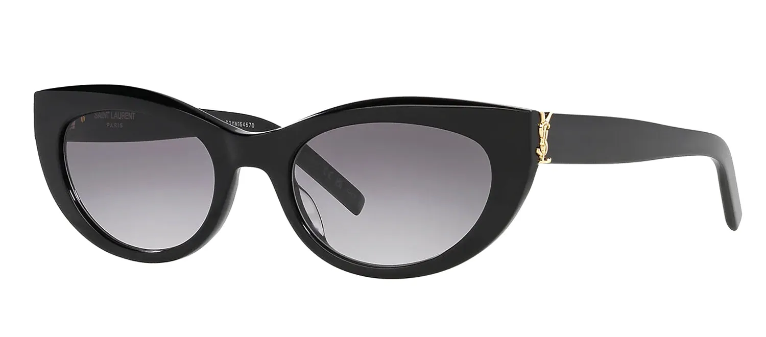 Saint Laurent MONOGRAM SL M115S 002 Cat-Eye Plastic Black Sunglasses with Grey Gradient Lens sold by Gaffos product image thumbnail 2