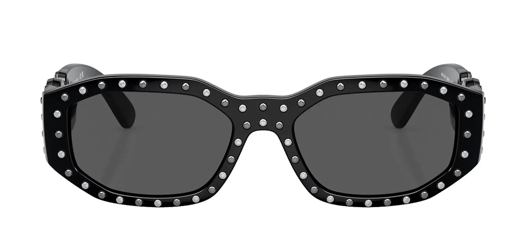 Versace VE 4361 539887 Geometric Plastic Black Sunglasses with Grey Lens sold by Gaffos