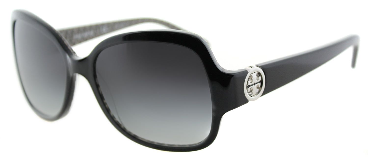Tory Burch TY 7059 114511 Square Plastic Black Sunglasses with Grey Gradient Lens sold by Gaffos product image thumbnail 2