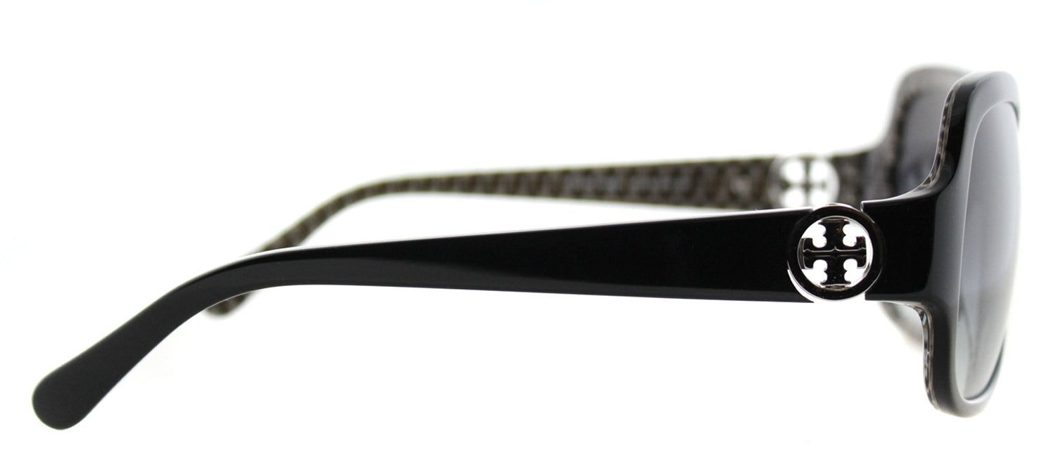 Tory Burch TY 7059 114511 Square Plastic Black Sunglasses with Grey Gradient Lens sold by Gaffos product image thumbnail 3