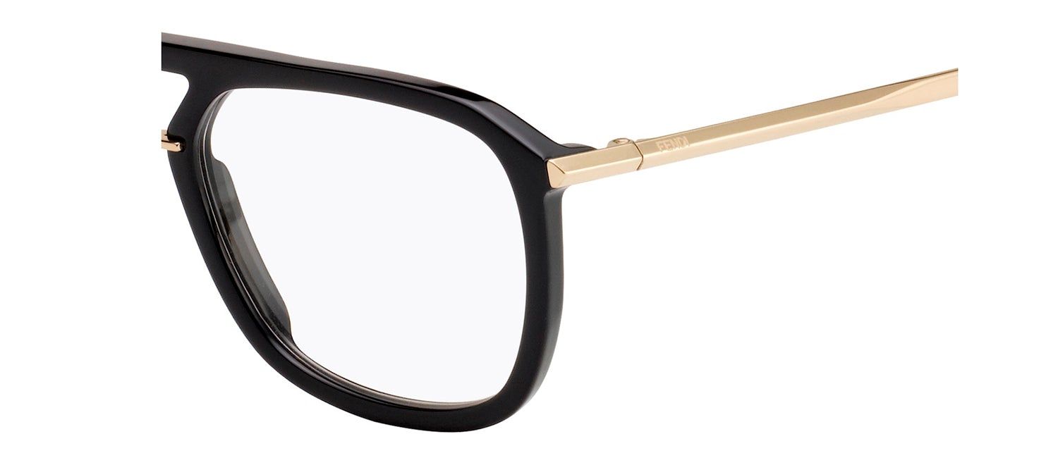 Fendi FF M0033 2M2 Square Plastic Black Eyeglasses with Demo Lens sold by Gaffos product image thumbnail 3