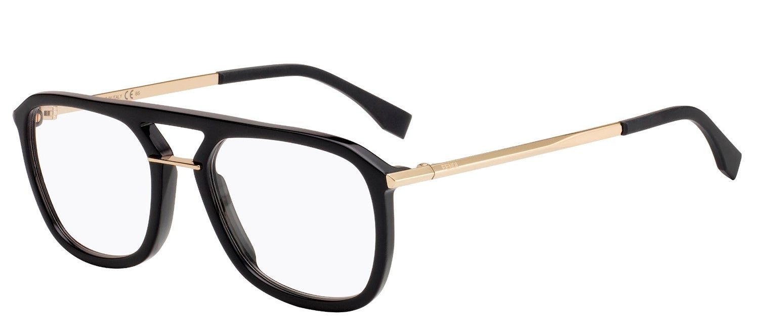 Fendi FF M0033 2M2 Square Plastic Black Eyeglasses with Demo Lens sold by Gaffos product image thumbnail 2