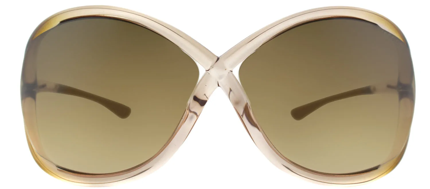 Tom Ford Whitney TF 9 74F Fashion Plastic Pink Sunglasses with Brown Gradient Lens sold by Gaffos