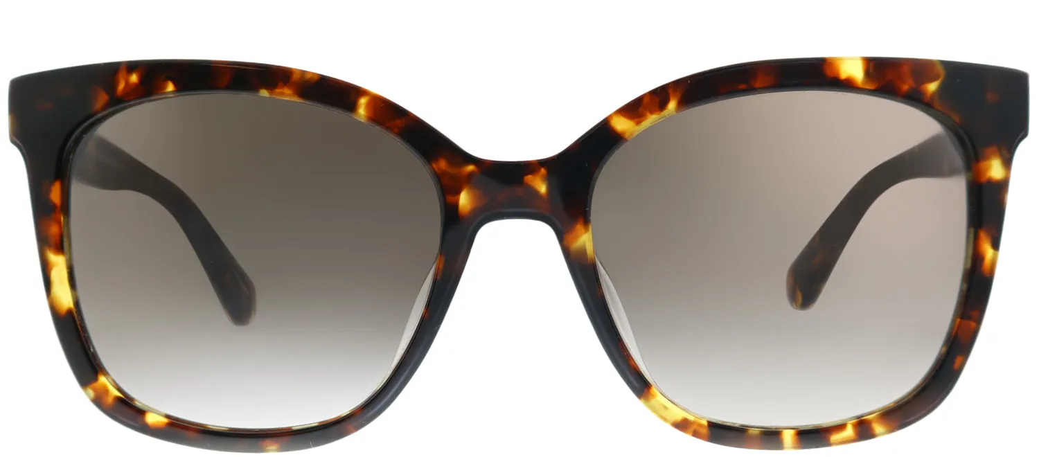 Kate Spade KS Kiya 086 Cat-Eye Plastic Tortoise/ Havana Sunglasses with Brown Gradient Lens sold by Gaffos