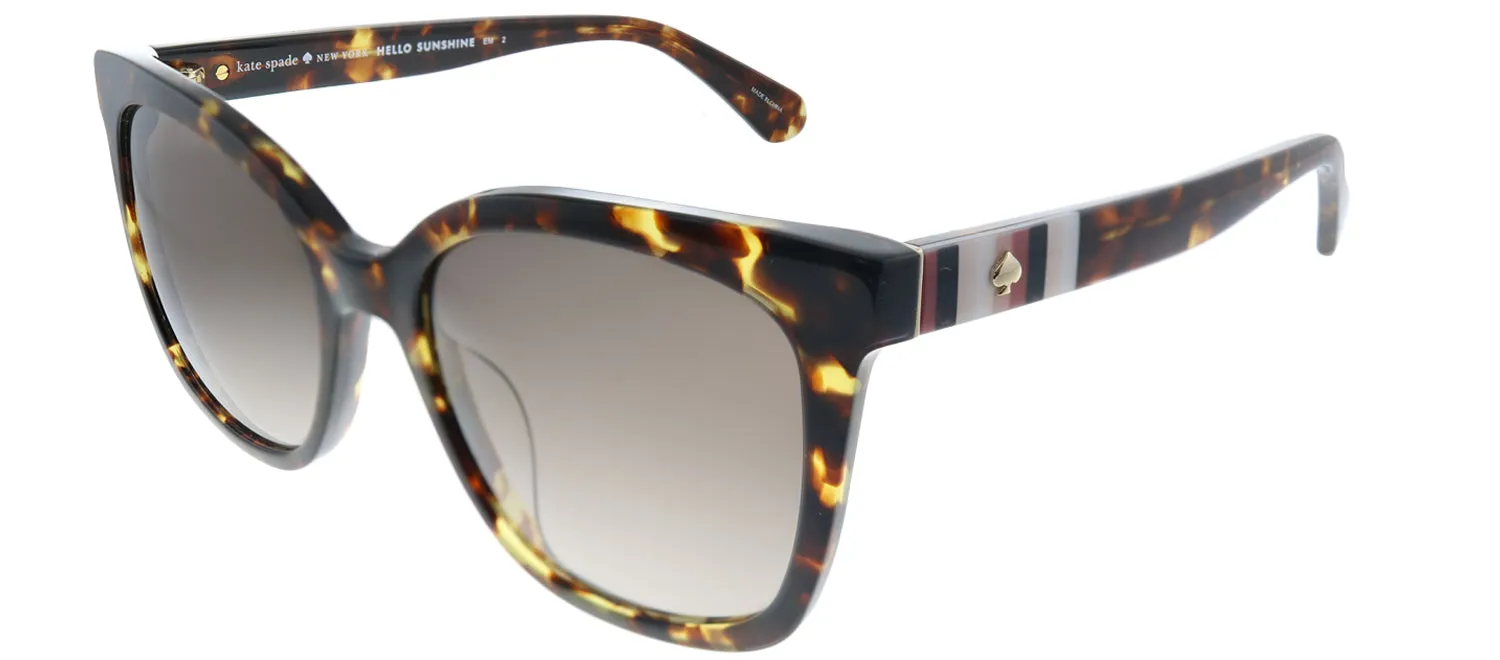 Kate Spade KS Kiya 086 Cat-Eye Plastic Tortoise/ Havana Sunglasses with Brown Gradient Lens sold by Gaffos product image thumbnail 2