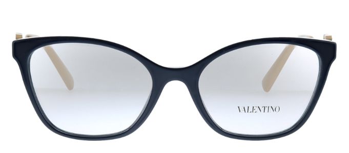 Valentino VA 3050 5034 Butterfly Plastic Blue Eyeglasses with Logo Stamped Demo Lenses Lens sold by Gaffos