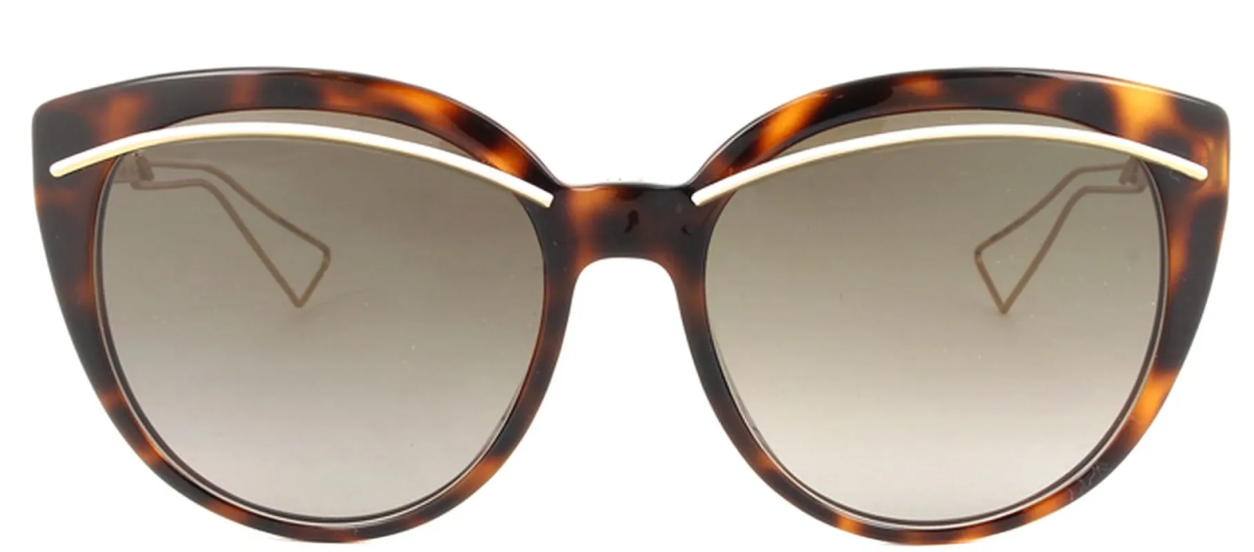 Dior CD DiorLiner UGM HA Cat-Eye Plastic Tortoise/ Havana Sunglasses with Brown Gradient Lens sold by Gaffos